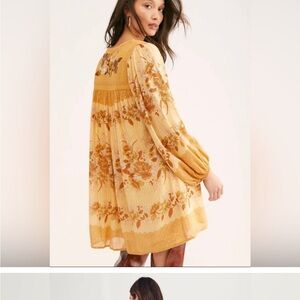 Spell & The Gypsy x Free People Coco Lei Golden Emrpidered Exclusive Mini Dress